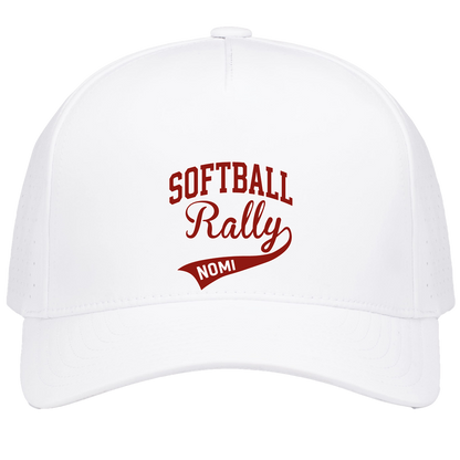 rally-softball-softball-rally-signature-pacific-headwear-weekender-perforated-snapback-cap — White — Front — source sha256 a2c22ad94f03b5d5dcd11fdc9e9f6e110b20bbd81651052d419ec28c6f4d139d — Color position 2