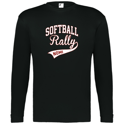 rally-softball-softball-rally-signature-white-c2-mens-performance-long-sleeve-tee — Black — Front — source sha256 f4cd1b2d518adffa96a8474c268d41adf195e0f84234135a72ec37fc778c9a96 — Color position 1