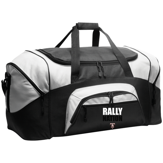 rally-stx-diamond-nation-white-port-company-sport-duffel Black/Gray