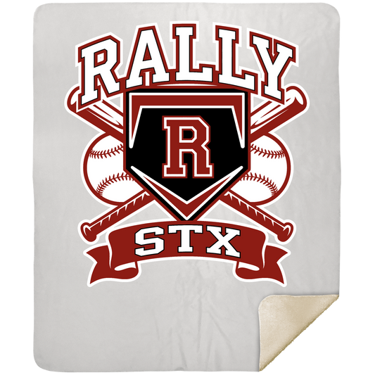 rally-stx-bold-mascot-mshm-premium-sherpa-blanket-50x60 — White — Front — source sha256 141d0eaa3e9c32fb8ec40a4249611a3b67ec98fa50633dfce8320cef81b2dc0b — Color position 1