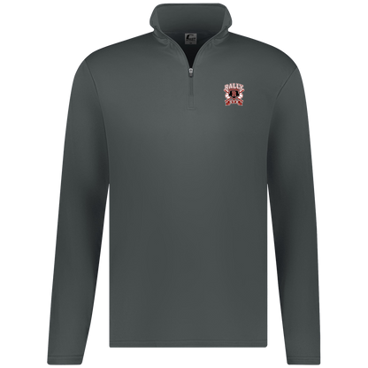 rally-stx-bold-mascot-c2-mens-1-4-zip-pullover — Graphite — Front — source sha256 18f92a19024c319a4ca1eac2c079f231624dbdaf5a1ac850a17b0a3061da87fb — Color position 4