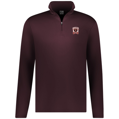 rally-stx-bold-mascot-c2-mens-1-4-zip-pullover — Maroon — Front — source sha256 3b7a375a884f5eacb8d57aedf8c4bfa70bac874a65e11cfc30a20308bff0927f — Color position 5