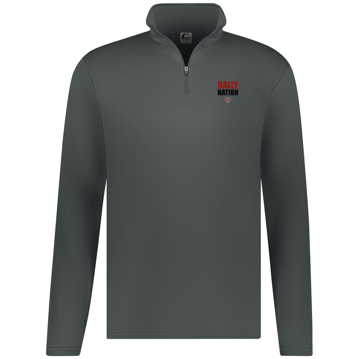 rally-stx-diamond-nation-c2-mens-1-4-zip-pullover — Graphite — Front — source sha256 03a2efe3a5b11a32bd28370b31903a77dd3fd6339ae4b30e5d0de95044d2a26f — Color position 4