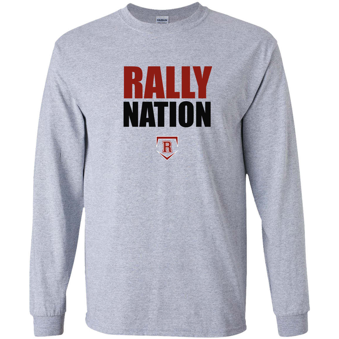 rally-stx-diamond-nation-gildan-youth-ls-t-shirt — Sport Grey — Front — source sha256 084d506249f7e39808a6702afcec99312564fdbd8d3ab46dff15ccda806a2818 — Color position 1