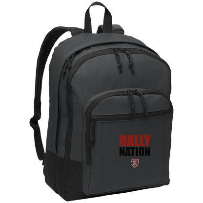 rally-stx-diamond-nation-port-authority-basic-backpack — Dark Charcoal — Front — source sha256 5dfc2f938736e29e84bbb15d084b1d548ad3430d52a46a49699c97a4b9dd2e45 — Color position 2
