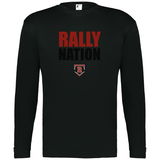rally-stx-diamond-nation-c2-mens-performance-long-sleeve-tee — Black — Front — source sha256 7a552708fbfe2fdf19cfc3273bc9297e7db50c2b1477cc0b7ae8b3648cf550fe — Color position 1