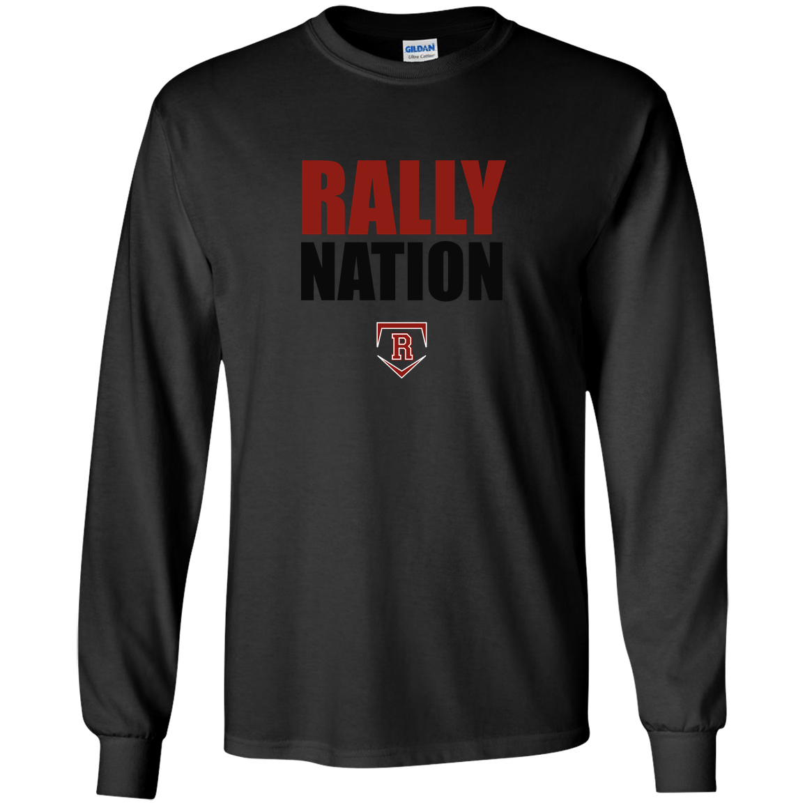 rally-stx-diamond-nation-gildan-youth-ls-t-shirt — Black — Front — source sha256 f6ec5301244f50b770fdd501dcc49bba33827a3c5d1a50cf9d773f88a98c6e0a — Color position 3