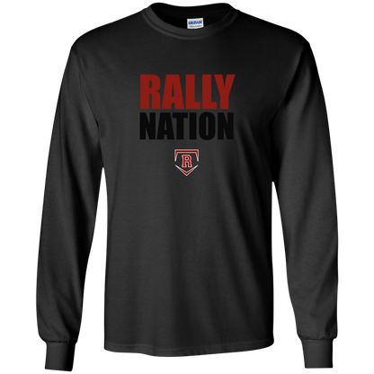 rally-stx-diamond-nation-gildan-youth-ls-t-shirt — Black — Front — source sha256 f6ec5301244f50b770fdd501dcc49bba33827a3c5d1a50cf9d773f88a98c6e0a — Color position 3