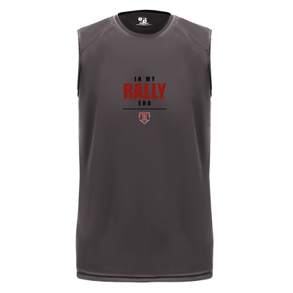 rally-stx-era-stack-badger-b-core-sleeveless-performance-tee — Graphite — Front — source sha256 5908b9ba085e2bb25c2d7ade8ace3b76db1154004ee8a7a2c36c9ab0155c47ce — Color position 2