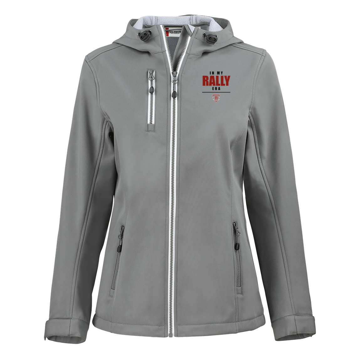 rally-stx-era-stack-clique-womens-eco-stretch-softshell-jacket — Slate — Front — source sha256 85169a2d60bb20baef06532c4797ca1e14297fd0d0318ef4b7ac83b4b313f560 — Color position 2