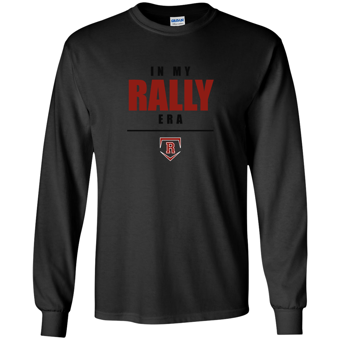 rally-stx-era-stack-gildan-youth-ls-t-shirt — Black — Front — source sha256 b0e47e1320e624d8667d2f00697ab521cb89e5c3f8006fe433e5496c160124f9 — Color position 3