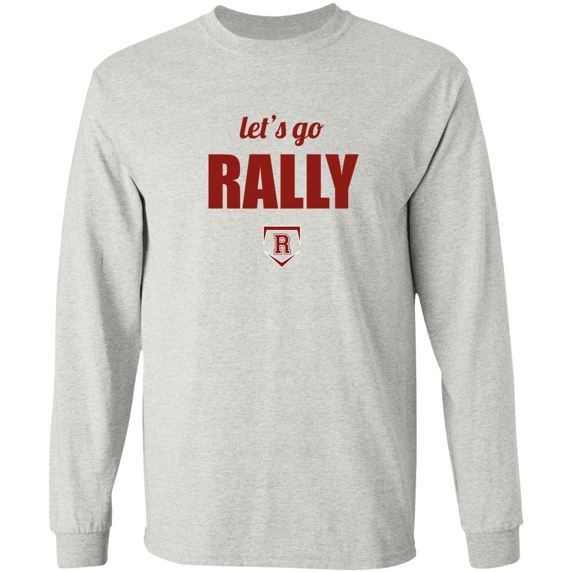 rally-stx-home-plate-chant-gildan-ls-t-shirt-5-3-oz — Ash — Front — source sha256 0b46a4839eb427296c4f94ff81855871251bcafd8e1faee0841dc9600013f90e — Color position 1