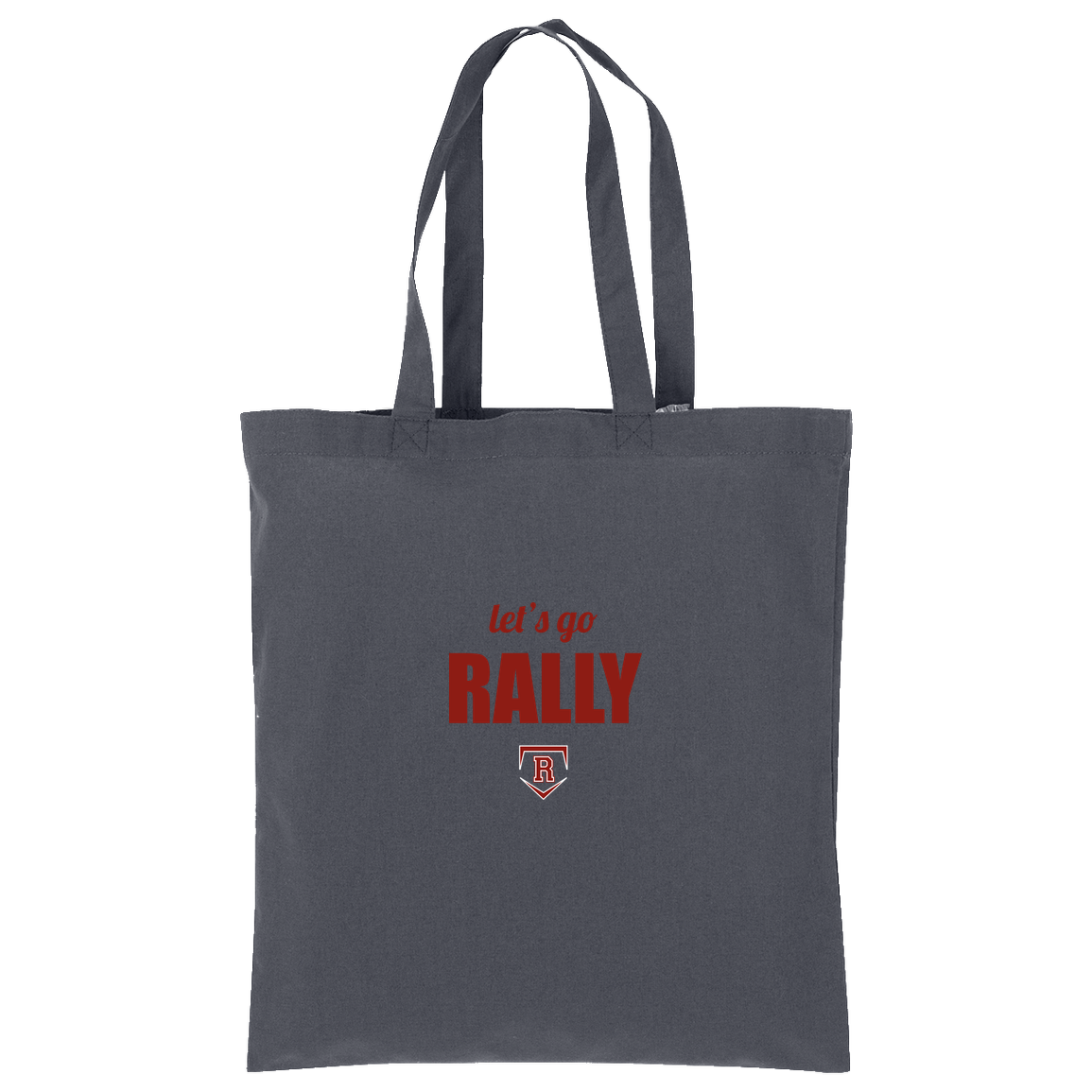 rally-stx-home-plate-chant-port-authority-core-cotton-tote — Storm Grey — Front — source sha256 135f88497be069fa303b3385de7821835d61891328f28b199f83d17b8c84f953 — Color position 4