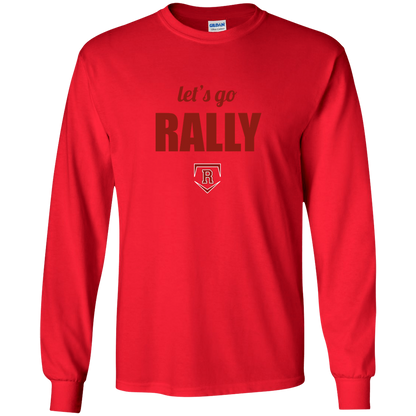 rally-stx-home-plate-chant-gildan-youth-ls-t-shirt — Red — Front — source sha256 2eb1253b19b12b57c41bde1382a61935c638caa9e7eaf3251c5ff9aca5cc2369 — Color position 4