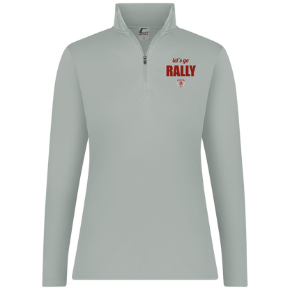 rally-stx-home-plate-chant-c2-womens-1-4-zip-pullover — Silver — Front — source sha256 317a52cbf0388913808c0816e828d0542699411173c9ab1434f24526bc2aa4f3 — Color position 2