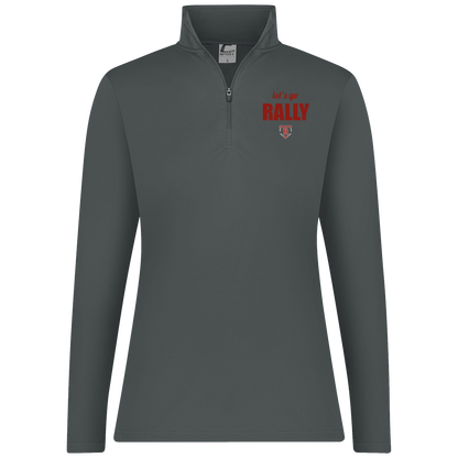 rally-stx-home-plate-chant-c2-womens-1-4-zip-pullover — Graphite — Front — source sha256 34fe130c8f3f028768c8cfc9fd1c92b31094f7c6e333958d525faa6bbbc3de80 — Color position 4