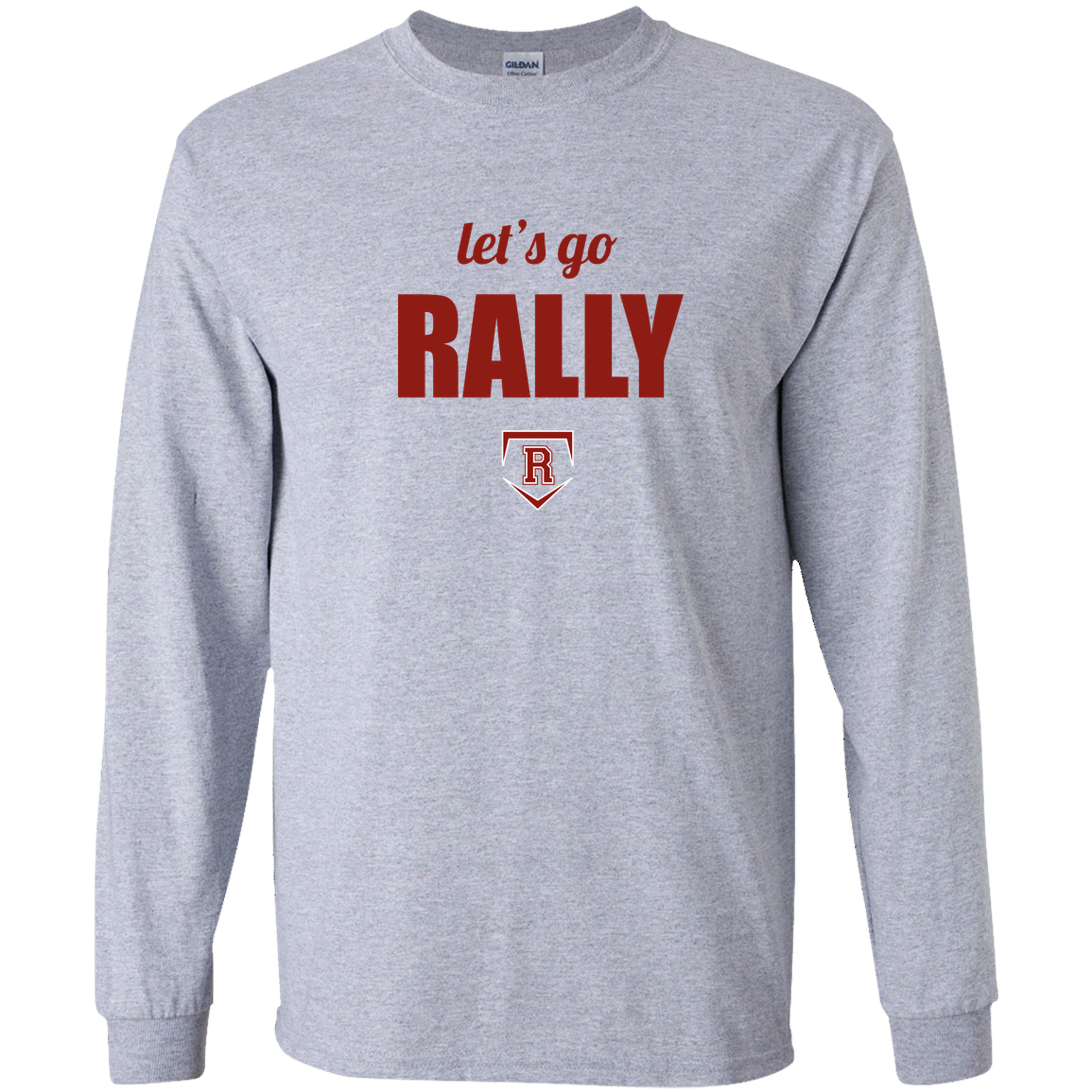 rally-stx-home-plate-chant-gildan-youth-ls-t-shirt — Sport Grey — Front — source sha256 57f295ac29d500487442fb77aa12144704bc6c240a65d97cbae6c09e711da0a4 — Color position 1