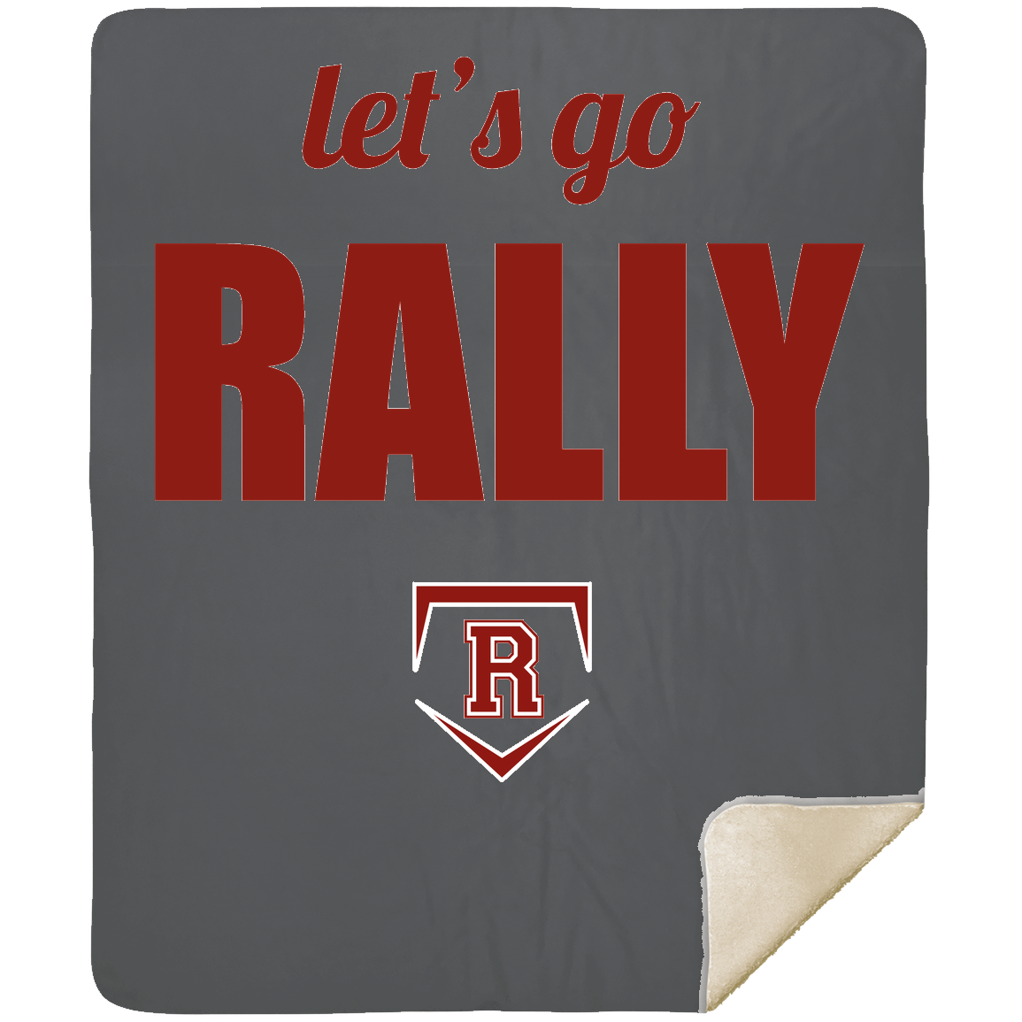 rally-stx-home-plate-chant-mshm-premium-sherpa-blanket-50x60 — Gray — Front — source sha256 631f4ff5181cad92d8f2149641ec7ca7c3893e33e9426bfd4e9fdef009188f5c — Color position 3