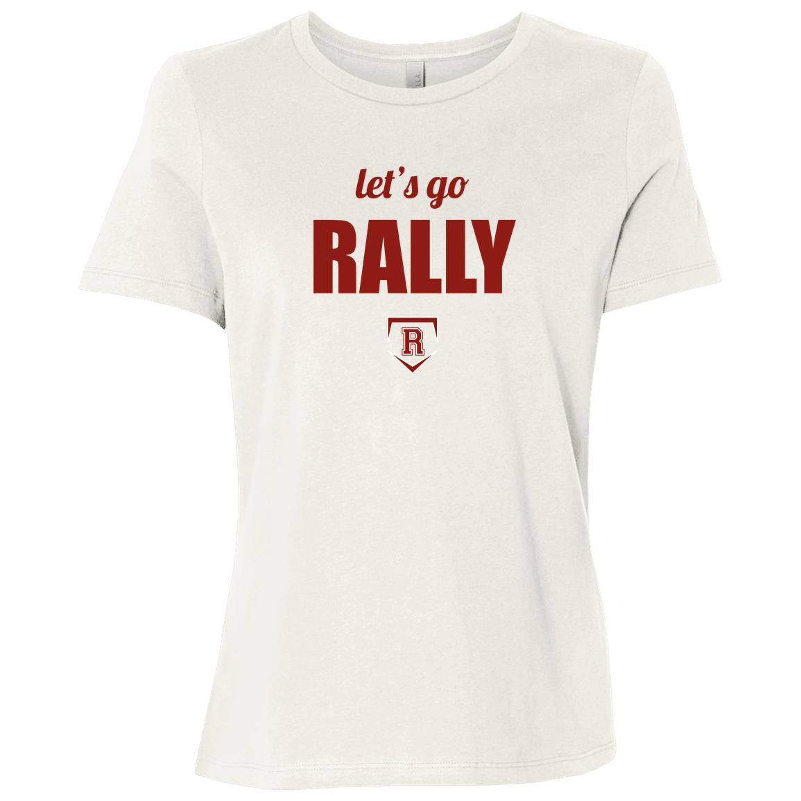 rally-stx-home-plate-chant-bella-canvas-ladies-relaxed-jersey-short-sleeve-t-shirt — Vintage White — Front — source sha256 72e7fc80a2f85260f2936107d6c71160495ecedb73046135fc253bee5e146c0b — Color position 2