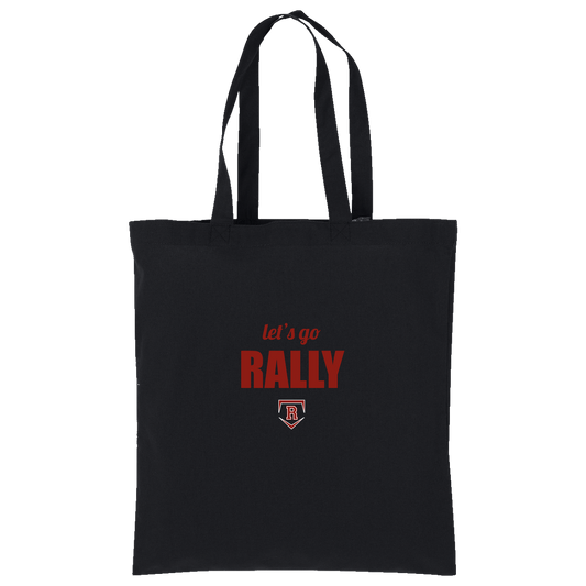 rally-stx-home-plate-chant-port-authority-core-cotton-tote — Deep Black — Front — source sha256 7d27de26d8ce857018bc7f92ba77e7dddb5f232801fad97f052faedf3c15e3f9 — Color position 1