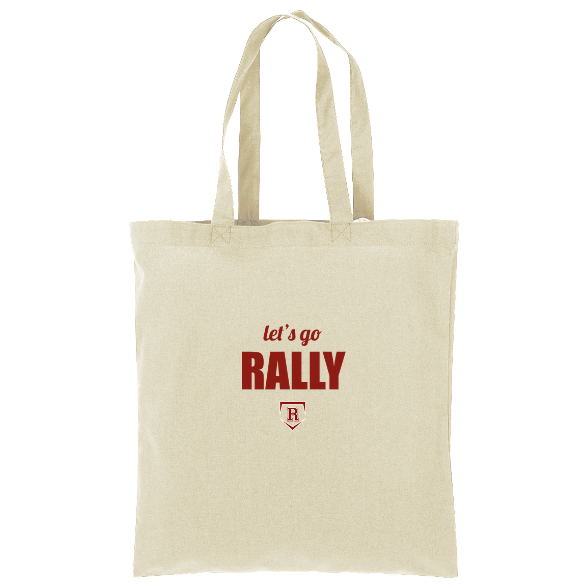 rally-stx-home-plate-chant-port-authority-core-cotton-tote — Natural — Front — source sha256 b55bafa70ab7bf9261105568f265d526f6981becc5a904a8f674703f1183a32d — Color position 2