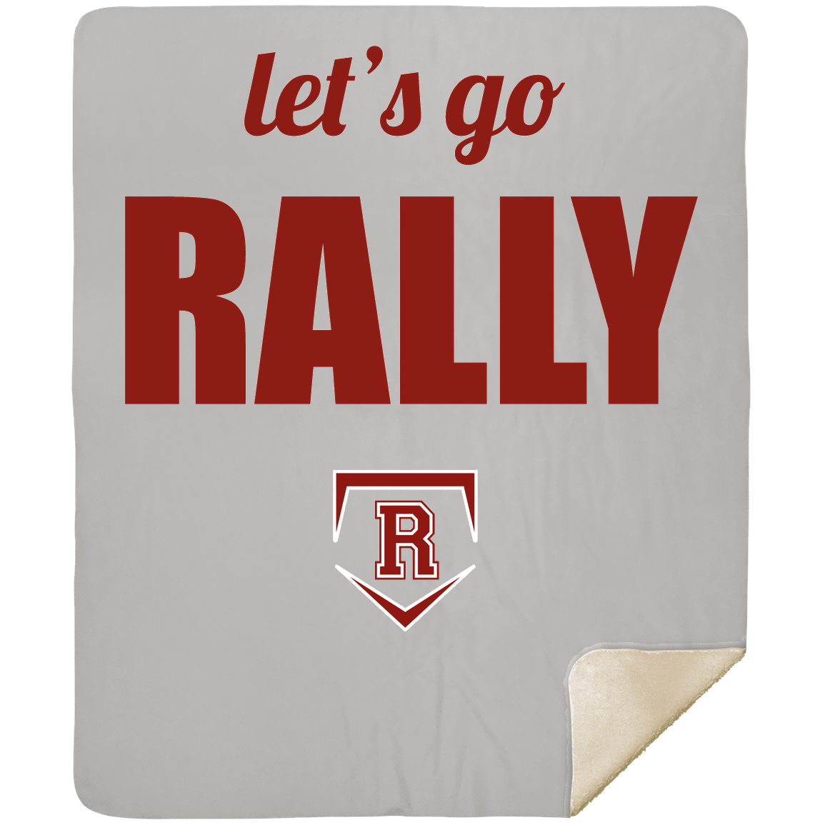 rally-stx-home-plate-chant-mshm-premium-sherpa-blanket-50x60 — Silver — Front — source sha256 d8ed1071dace0a13c5b19aacf22adf747aa7c8869e36dd683b1bcbc4abc0cc56 — Color position 4