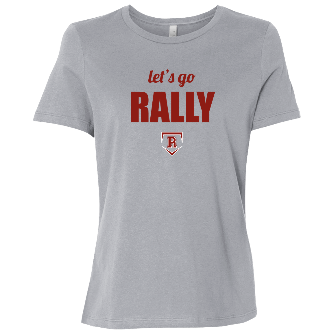 rally-stx-home-plate-chant-bella-canvas-ladies-relaxed-jersey-short-sleeve-t-shirt — Athletic Grey — Front — source sha256 de2c725a692cc7b2103af6a2739bb027cb63ed6b11043e8cf9eac1258f61a7a2 — Color position 3