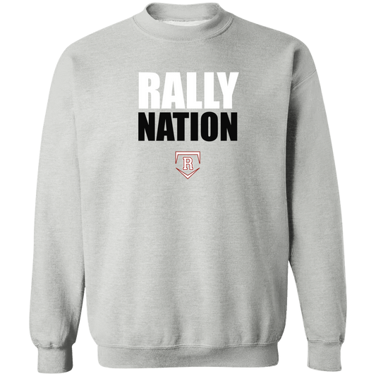 rally-stx-nation-stack-gildan-crewneck-pullover-sweatshirt — Sport Grey — Front — source sha256 0a856190099bc92891dc9dfcbb407174b7f9255978495bac7473efe0bd734532 — Color position 1