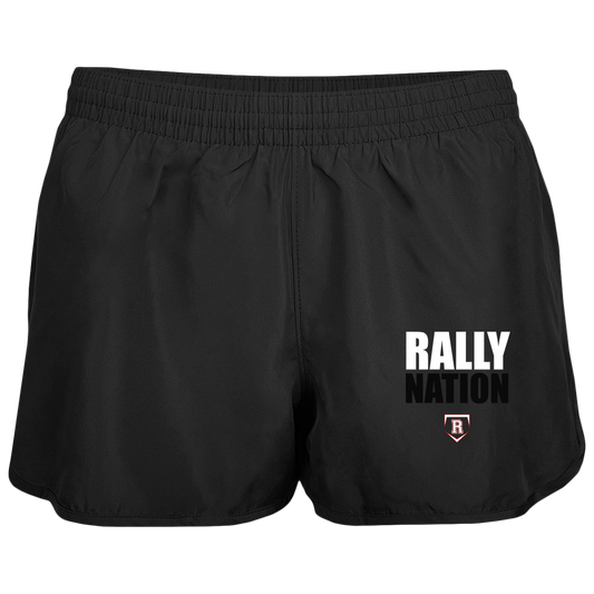 rally-stx-nation-stack-augusta-ladies-wayfarer-running-shorts — Black — Front — source sha256 1078dcb9fd1c67cc9ccc1dcb4999e05644a263446567427bf596c5a1e285cc03 — Color position 1