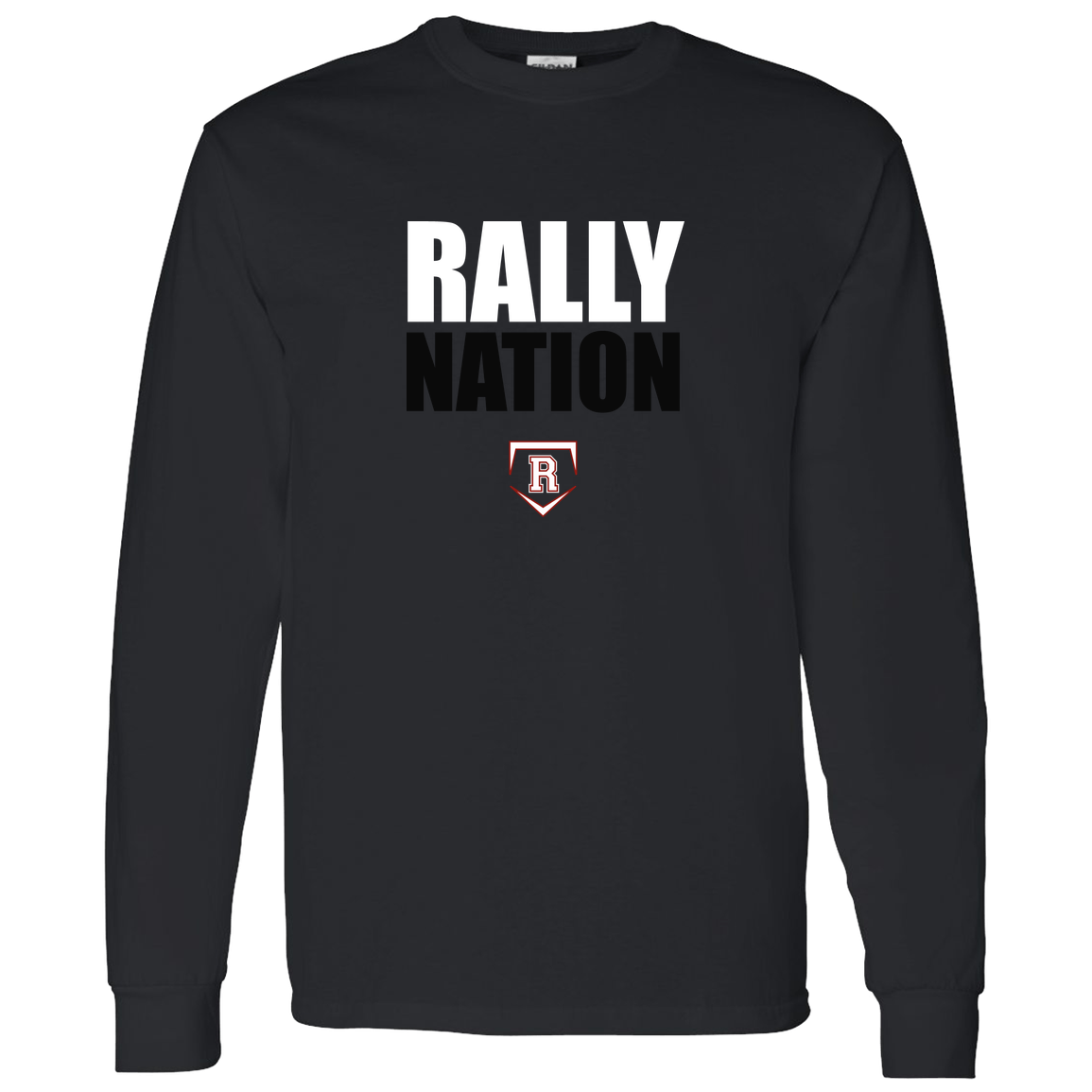 rally-stx-nation-stack-gildan-ls-t-shirt-5-3-oz — Black — Front — source sha256 29e1b1d124a4f8b89a675209be2ae3e6f1dcce052f529e34e43b7cc6b121bbc8 — Color position 4