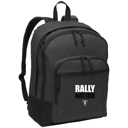 rally-stx-nation-stack-port-authority-basic-backpack — Dark Charcoal — Front — source sha256 31af966270f841f24f656726201bf560c7fe1680dd3956dc5eb445fad3b18138 — Color position 2