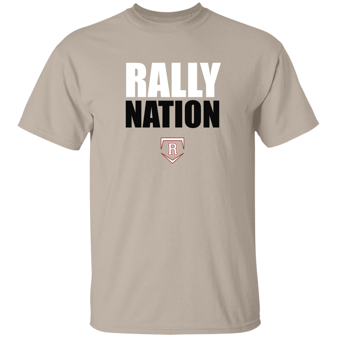 rally-stx-nation-stack-gildan-5-3-oz-t-shirt — Sand — Front — source sha256 4376f4a382f0fc921c7731b7f68c96501df0278e9fa224f9e6cf2cd666635c67 — Color position 1