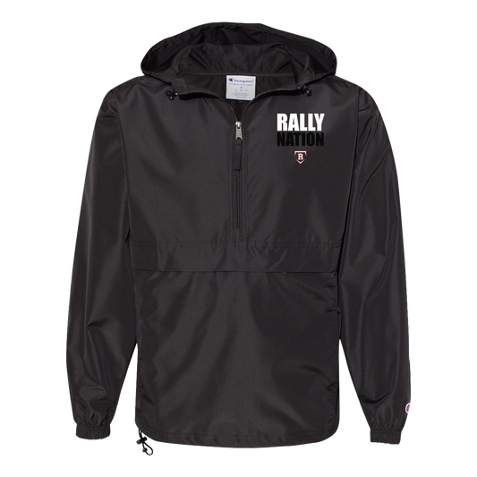 rally-stx-nation-stack-champion-unisex-packable-anorak-jacket — Black — Front — source sha256 568734e8d98fe0e0ab6bef49f5ae5c377b2b04be964e545a99811fd04fbb0609 — Color position 1