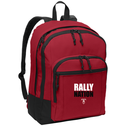 rally-stx-nation-stack-port-authority-basic-backpack — Red — Front — source sha256 79bece77765c72c1aa7a3e188ce656b52092c0769b934999f652c1898a6c7923 — Color position 3