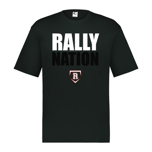 rally-stx-nation-stack-c2-mens-performance-short-sleeve-tee — Black — Front — source sha256 8d81d4fc73ef76b62edf502cb64faf586d0acfa1fb18e1ab9b3d25f15d5176db — Color position 1