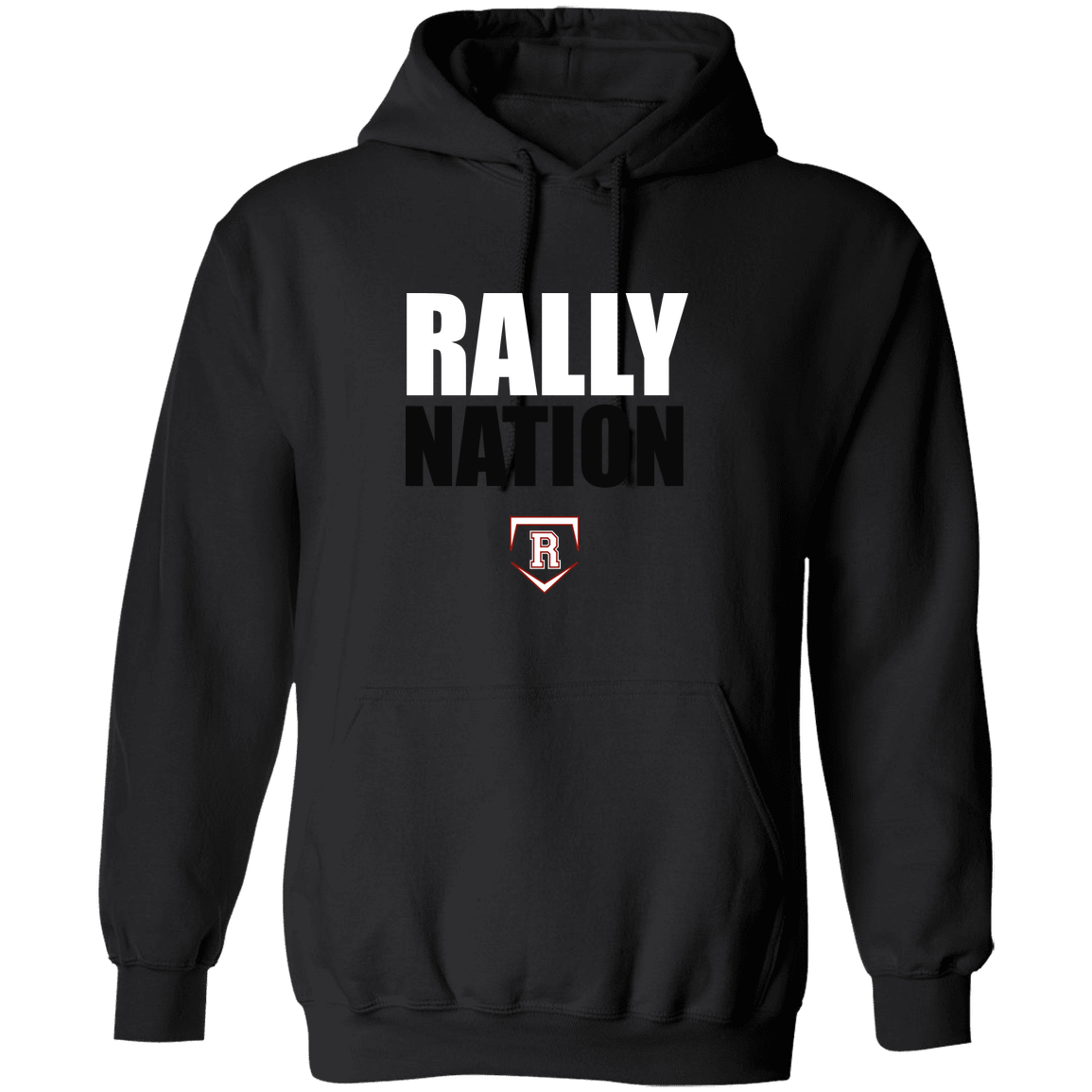 rally-stx-nation-stack-gildan-pullover-hoodie — Black — Front — source sha256 9f82a02bc0f5524c2b981fb41db146d8a28dc9a21d40a775c5882000c735e2a1 — Color position 5