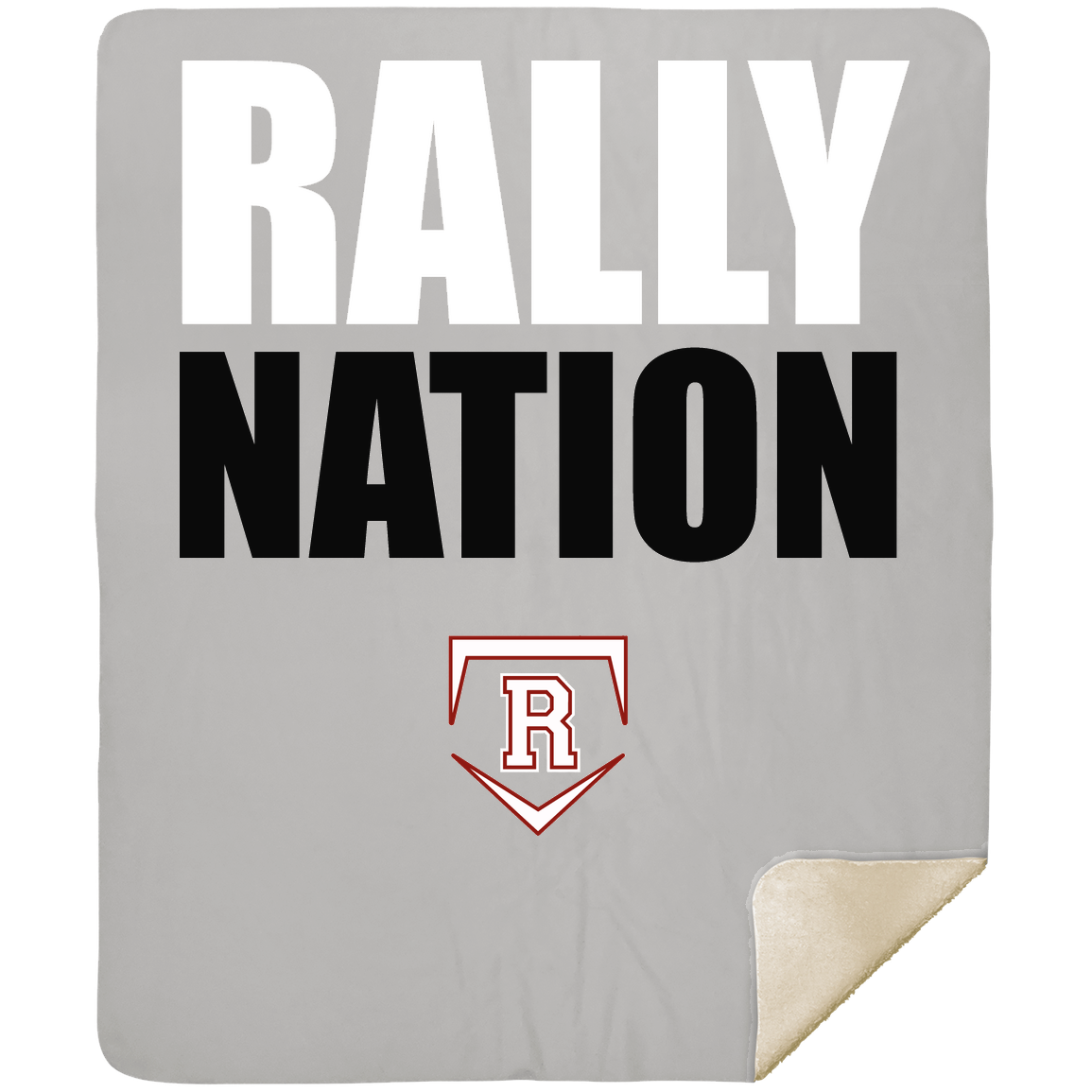 rally-stx-nation-stack-mshm-premium-sherpa-blanket-50x60 — Silver — Front — source sha256 a44cfb2e9f1412df19590e4fe61639ff151663bb0932d50e662e9b0f730495f2 — Color position 4