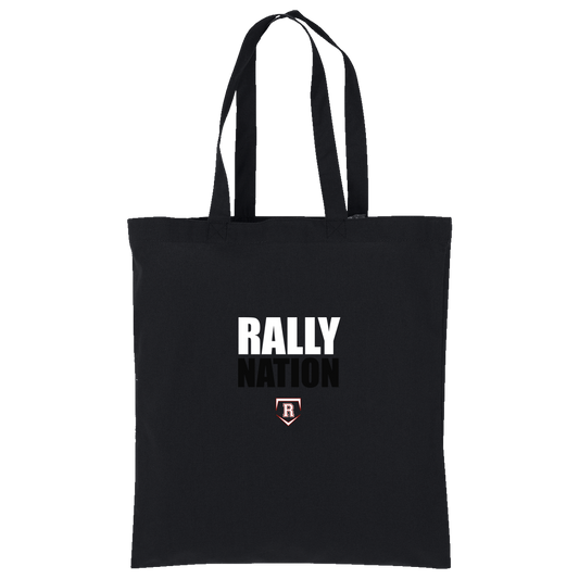 rally-stx-nation-stack-port-authority-core-cotton-tote — Deep Black — Front — source sha256 a76cdcec9b66b76fc634175ea9ba3abd4c3a2ad1ba77247787715055f367182c — Color position 1