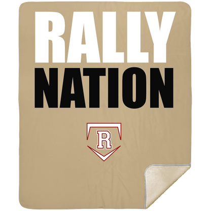 rally-stx-nation-stack-mshm-premium-sherpa-blanket-50x60 — Tan — Front — source sha256 d902448cff3480fd90c89dc2fecf858cfebab7b9eaf677f42bcc2294a4d7880c — Color position 5