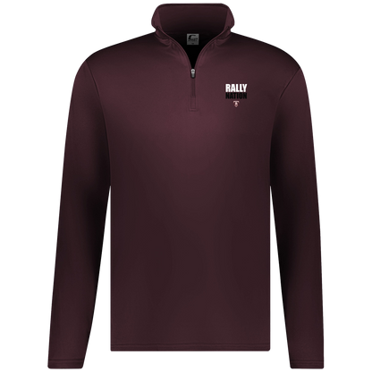 rally-stx-nation-stack-c2-mens-1-4-zip-pullover — Maroon — Front — source sha256 ddf28489eb7bf82d9f613b36580937896096810fa190bb80ee5e806d6be97440 — Color position 5