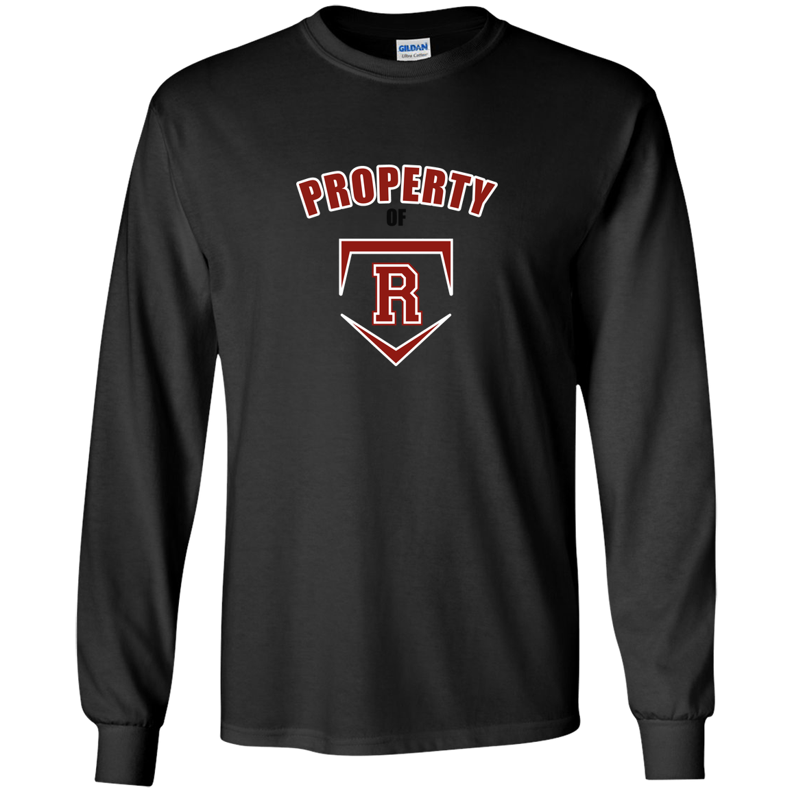 rally-stx-property-of-gildan-youth-ls-t-shirt — Black — Front — source sha256 2c17ca469a937351379fffb1a142b17b334464a573fe6afba167d88673feec13 — Color position 3