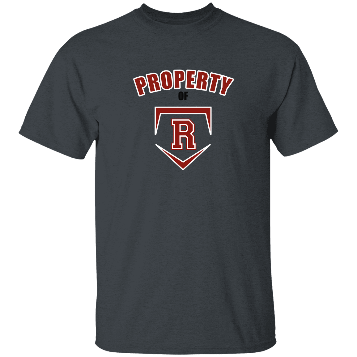 rally-stx-property-of-gildan-youth-5-3-oz-100-cotton-t-shirt — Dark Heather — Front — source sha256 6abcea41c3c30774ff8825283c5266cf2aa13debd94a8c423a1c023e17ff9739 — Color position 4