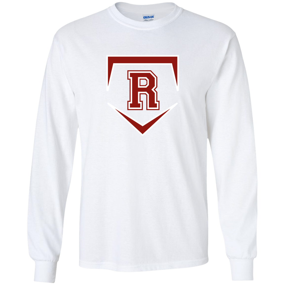 rally-stx-team-softball-revised-gildan-youth-ls-t-shirt — White — Front — source sha256 bc3b550644525b0620c60f67936b562815276867ff82dc8da0f814317046c0e7 — Color position 2