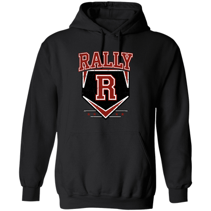rally-stx-vintage-distressed-gildan-pullover-hoodie — Black — Front — source sha256 3c3b76e07fff1064288682ce65549931cdf53022b44a507a9a4a156e10d2f23a — Color position 5