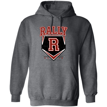 rally-stx-vintage-distressed-gildan-pullover-hoodie — Dark Heather — Front — source sha256 a54f3b9098552e2ceb6efd05cbd44d47e3df93f6afec25575b91c4f8aa21dbc8 — Color position 6