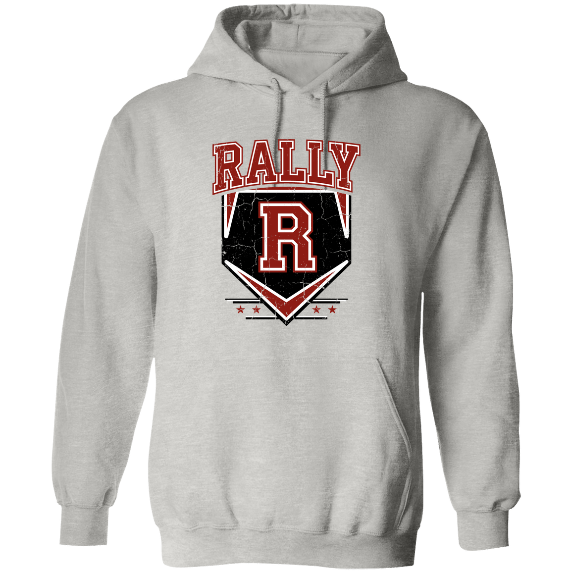 rally-stx-vintage-distressed-gildan-pullover-hoodie — Ash — Front — source sha256 b021f4f57c91a6ea2d8c4dd651b86e3e6f13fa15715cda66012d5840a61ce787 — Color position 3