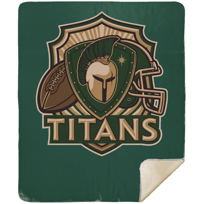 tc-titans-football-crest-mshm-premium-sherpa-blanket-50x60 — Forest — Front — source sha256 568431301911b32da79896260d00fc3f6aca22600c32b28150aecde17e5b0d38 — Color position 6