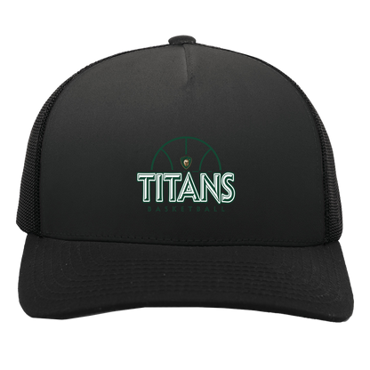 tc-titans-ball-dome-pacific-headwear-5-panel-trucker-snapback-cap — Black/Black — Front — source sha256 07e4a2a2ee4db33c4d55d181117459a042f48d85556a225f448f8ec2ba71cf55 — Color position 3