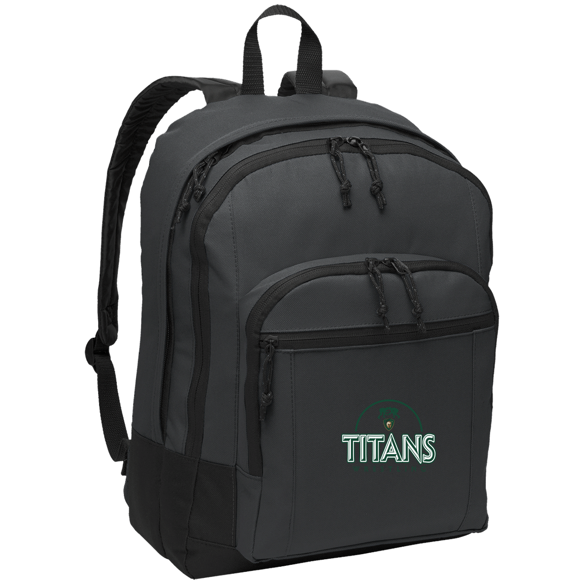 tc-titans-ball-dome-2-port-authority-basic-backpack — Dark Charcoal — Front — source sha256 1999f3652bc6dfb273cf1d08f86caf1701acce789a06f08aaa0cc5e398759385 — Color position 2