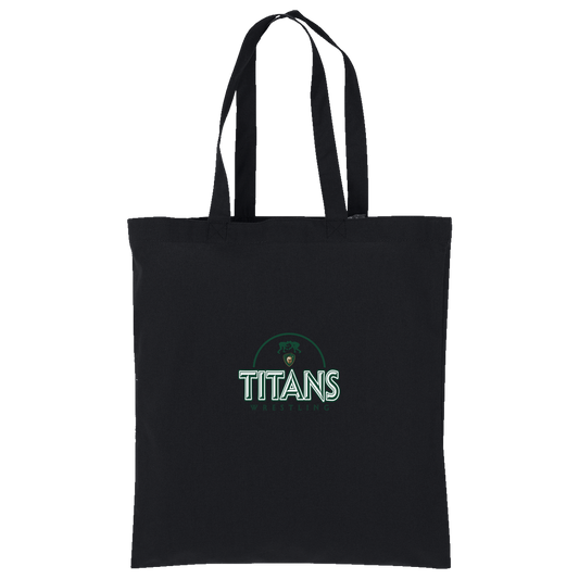 tc-titans-ball-dome-2-port-authority-core-cotton-tote — Deep Black — Front — source sha256 2c49d5501e6bd0b5a3fa11b44ecc67f494b596de38d5e26c03b4938bc6f1200f — Color position 1